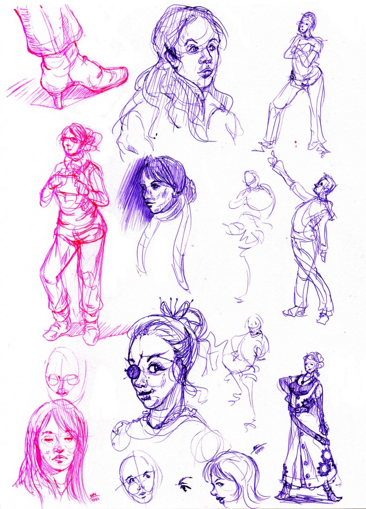 April 13th Class Sketches